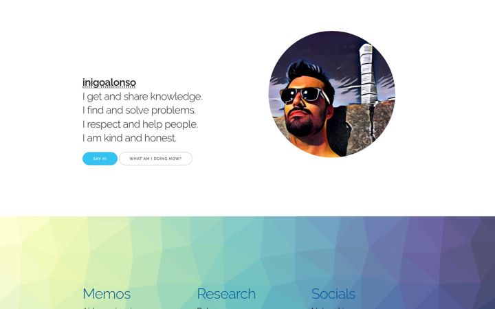 Screenshot of inigoalonso.com