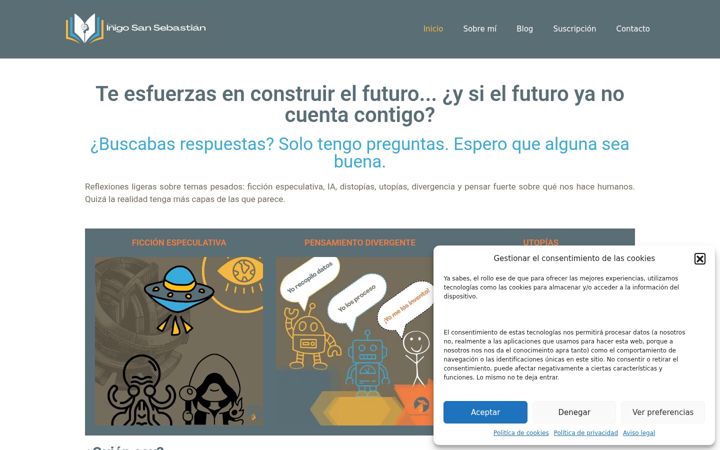 Screenshot of inigosansebastian.com
