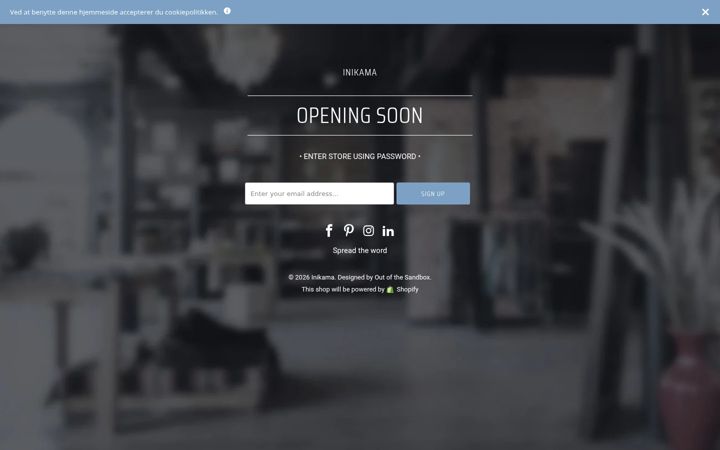 Screenshot of inikama.com