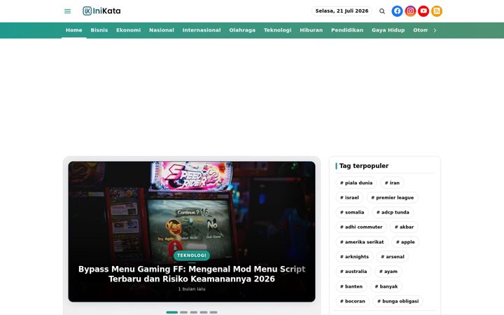 Screenshot of inikata.co.id