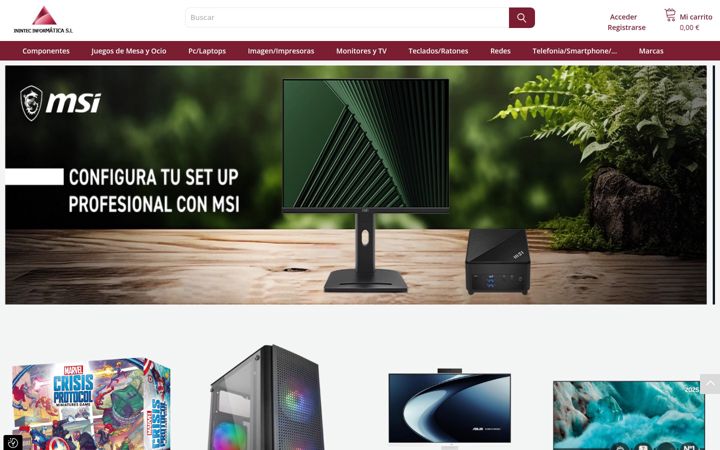 Screenshot of inintec.com