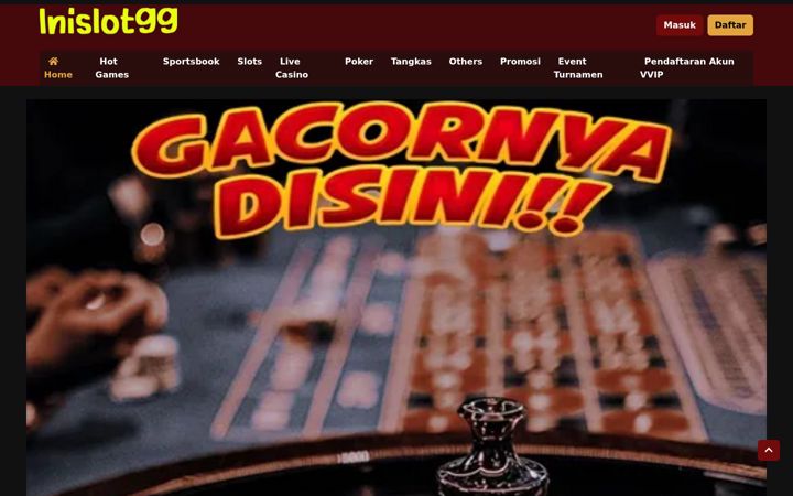 Screenshot of inislot99.com