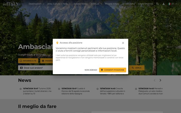Screenshot of initaly.it