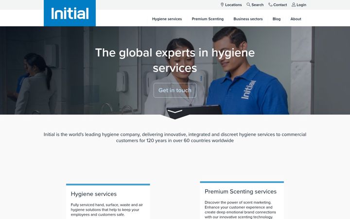 Screenshot of initial.com