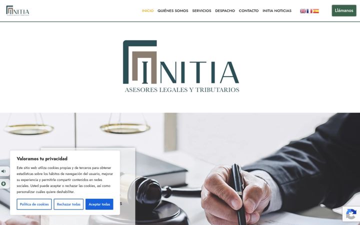 Screenshot of initialegal.es