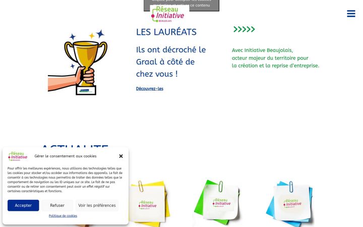Screenshot of initiative-beaujolais.org