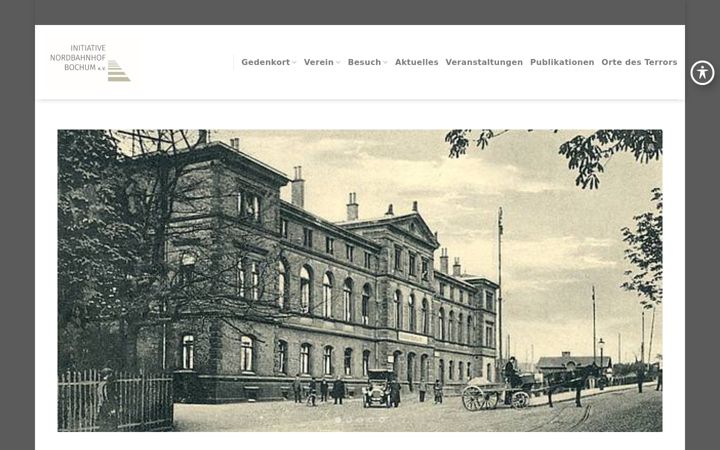 Screenshot of initiative-nordbahnhof-bochum.de