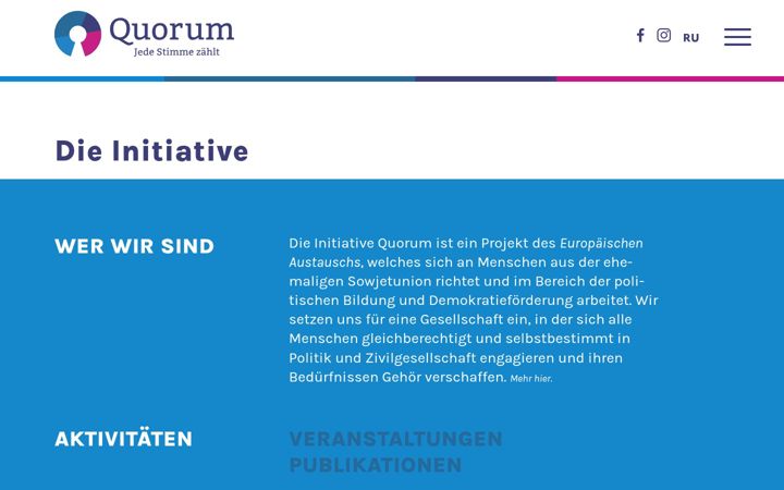 Screenshot of initiative-quorum.org