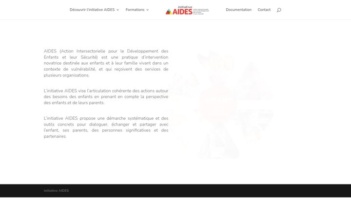 Screenshot of initiativeaides.ca