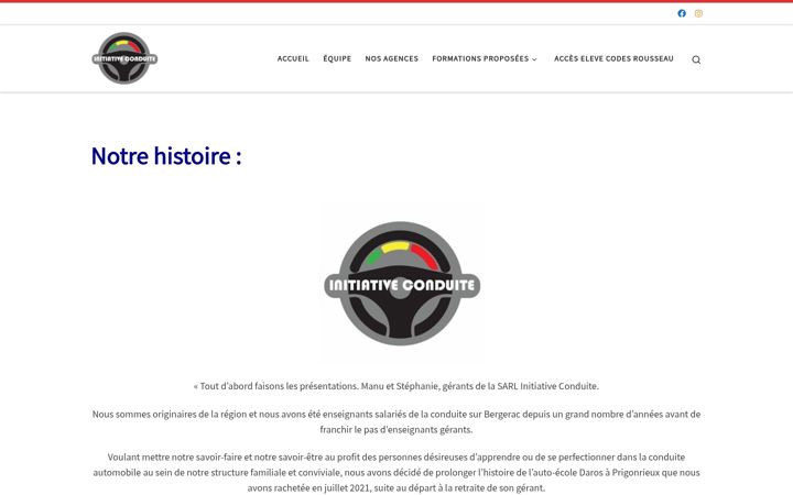 Screenshot of initiativeconduite.com