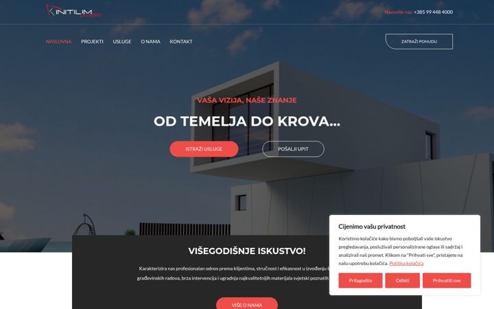 Screenshot of initiumprojekt.com