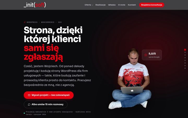 Screenshot von initsoft.pl