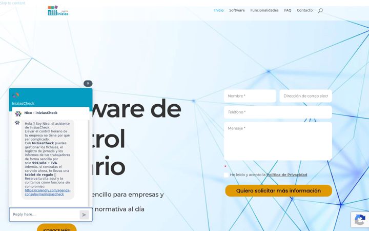 Screenshot of iniziascheck.com