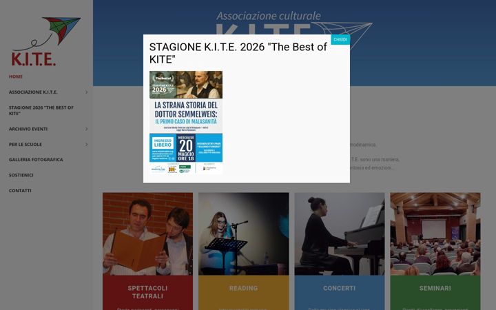 Screenshot of iniziativakite.org