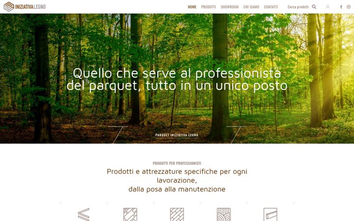 Screenshot of iniziativalegno.it