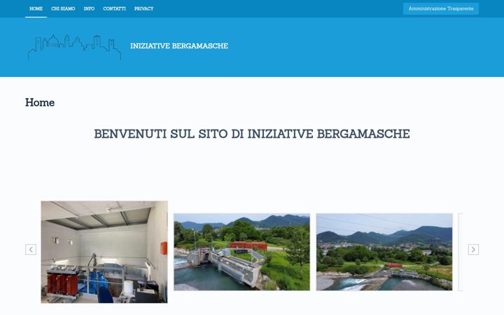 Screenshot of iniziativebergamasche.it