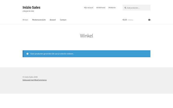 Screenshot of iniziosales.nl