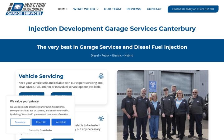 Screenshot of injection-development.co.uk