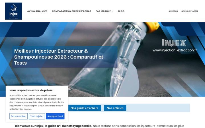 Screenshot of injection-extraction.fr
