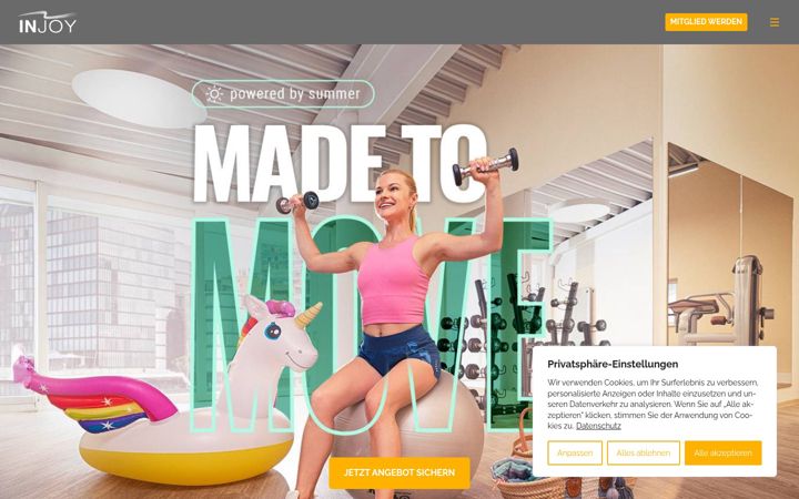 Screenshot of injoy-krems.at