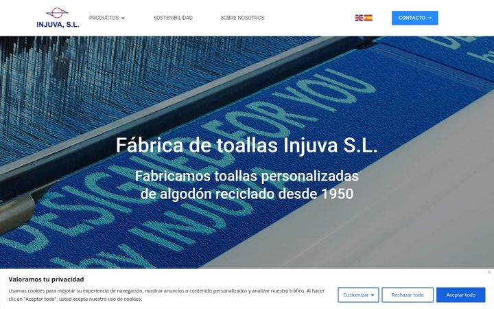 Screenshot of injuva.es