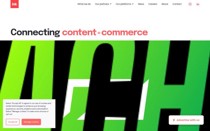Screenshot of ink-global.com