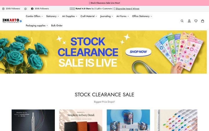 Screenshot of inkarto.com