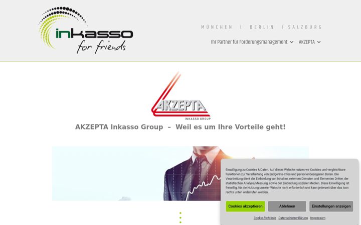 Screenshot of inkasso-for-friends.eu