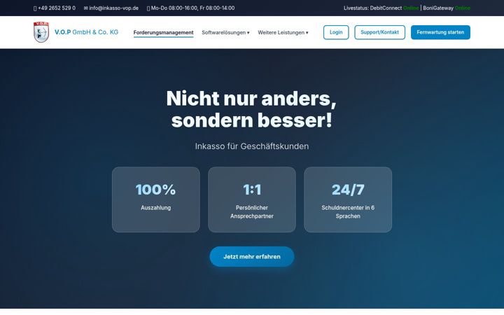 Screenshot of inkasso-vop.de