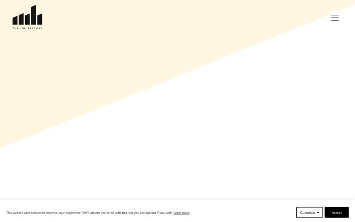 Screenshot of inkfactoryfilms.com
