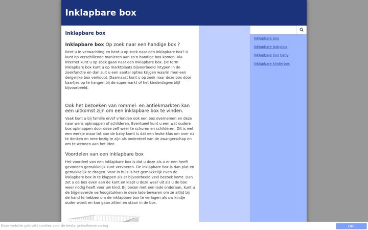 Screenshot of inklapbare-box.nl