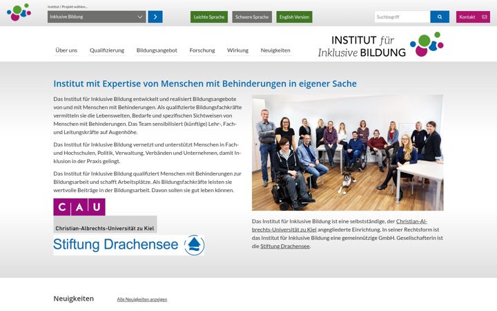 Screenshot of inklusive-bildung.org