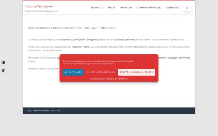Screenshot of inklusive-teilhabe.de