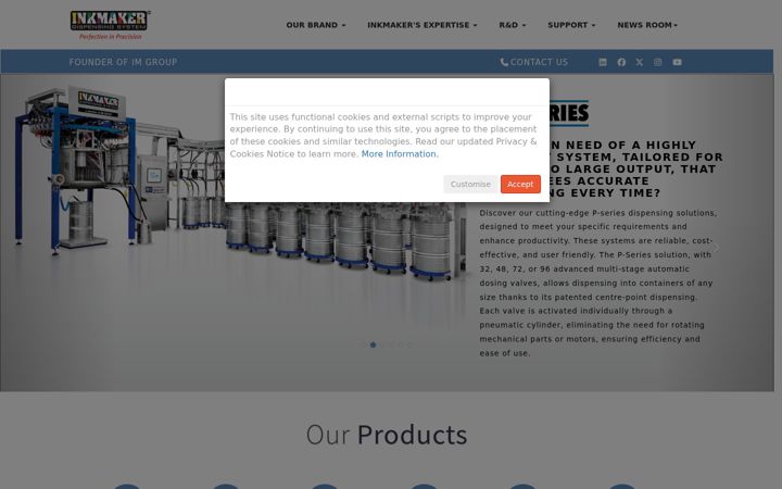 Screenshot of inkmaker.com