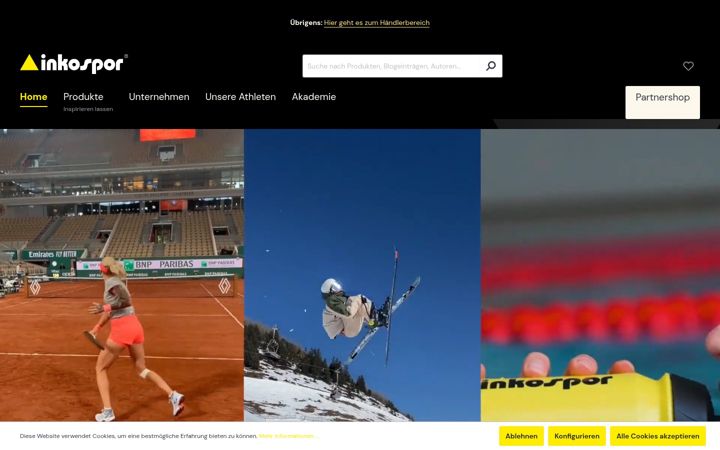 Screenshot of inkospor.com