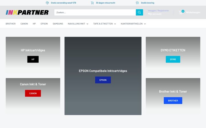 Screenshot of inkpartner.nl