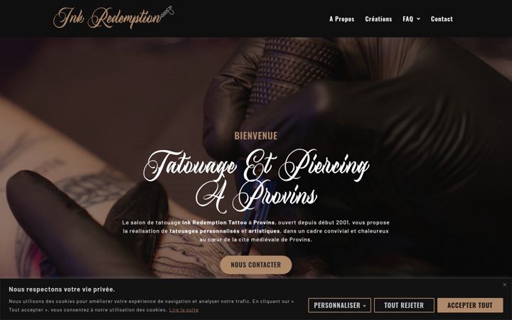 Screenshot of inkredemption.com