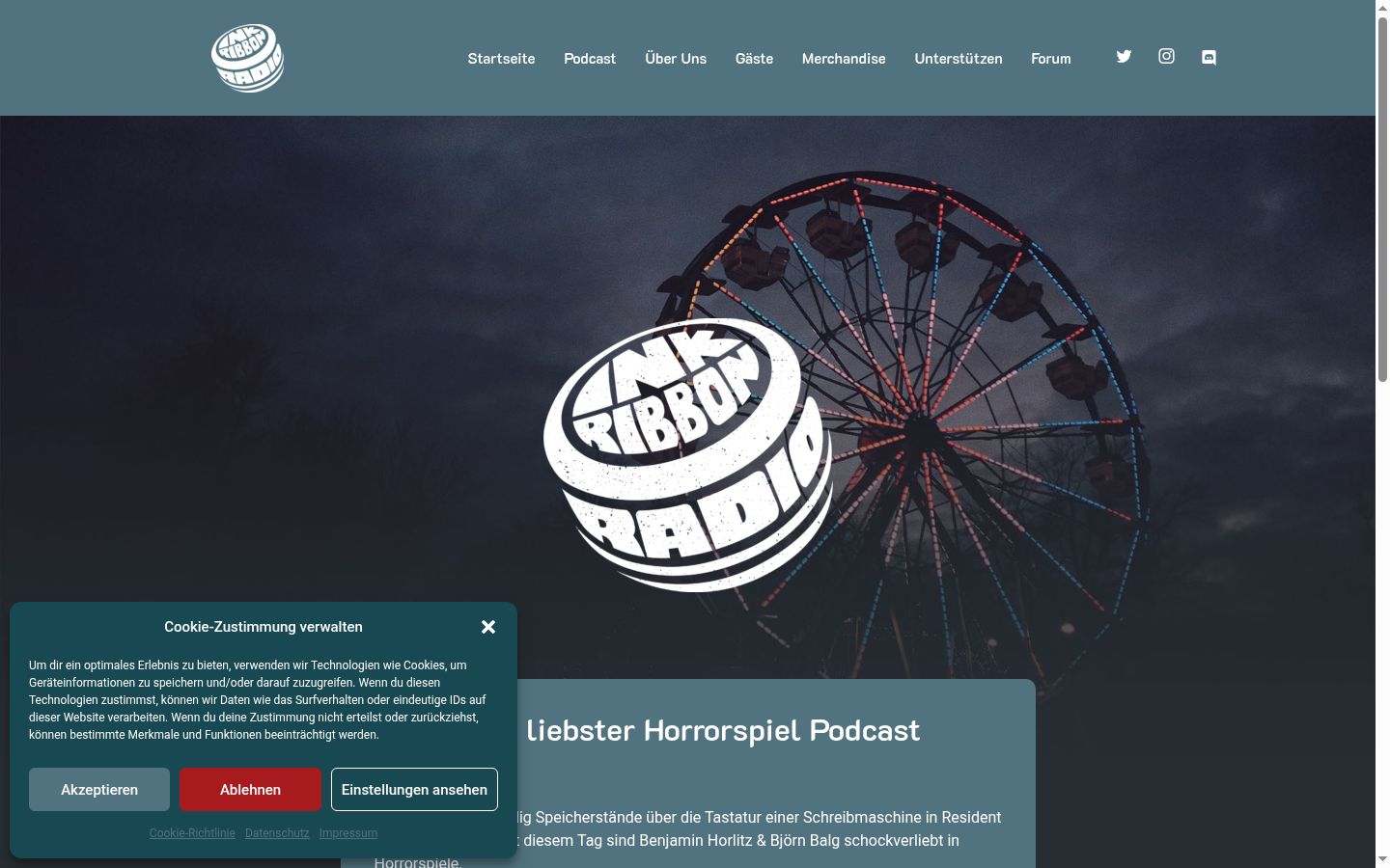 Screenshot tal-banner tal-kunsens muri qabel kwalunkwe interazzjoni