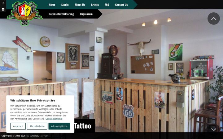 Screenshot of inkstylez.de