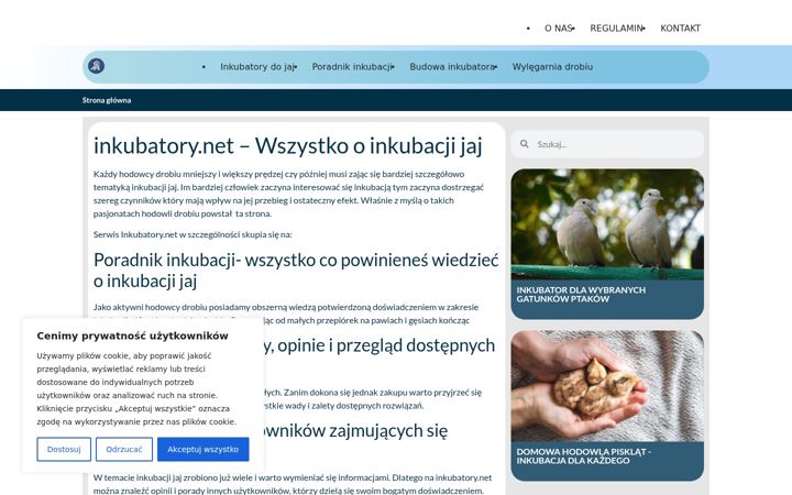 Screenshot of inkubatory.net