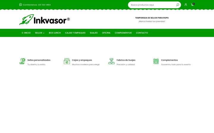 Snimka zaslona za inkvasor.com