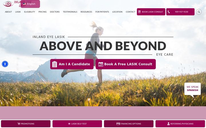 Screenshot of inlandeye.com