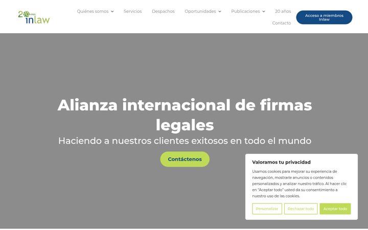 Screenshot of inlawalliance.com