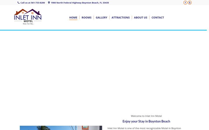 Screenshot of inletinnmotel.com
