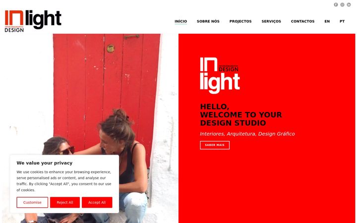 Screenshot of inlightportugal.com