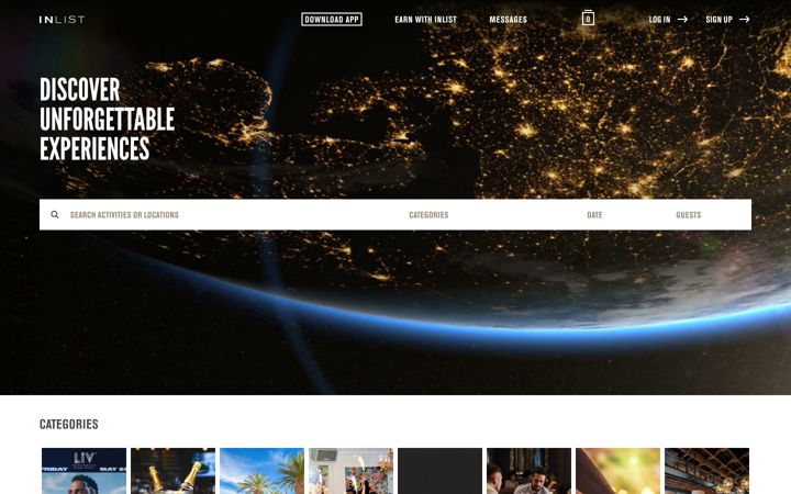 Screenshot of inlist.com