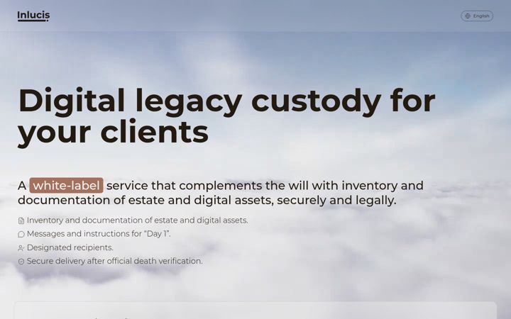 Screenshot of inlucis.com