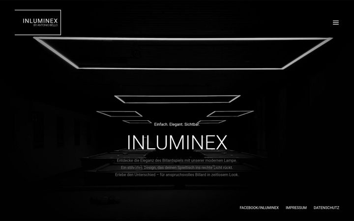 Screenshot of inluminex.de