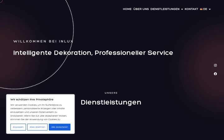 Screenshot of inluxteam.ch