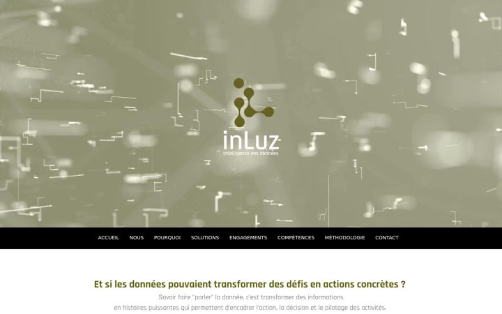 Screenshot of inluz.fr